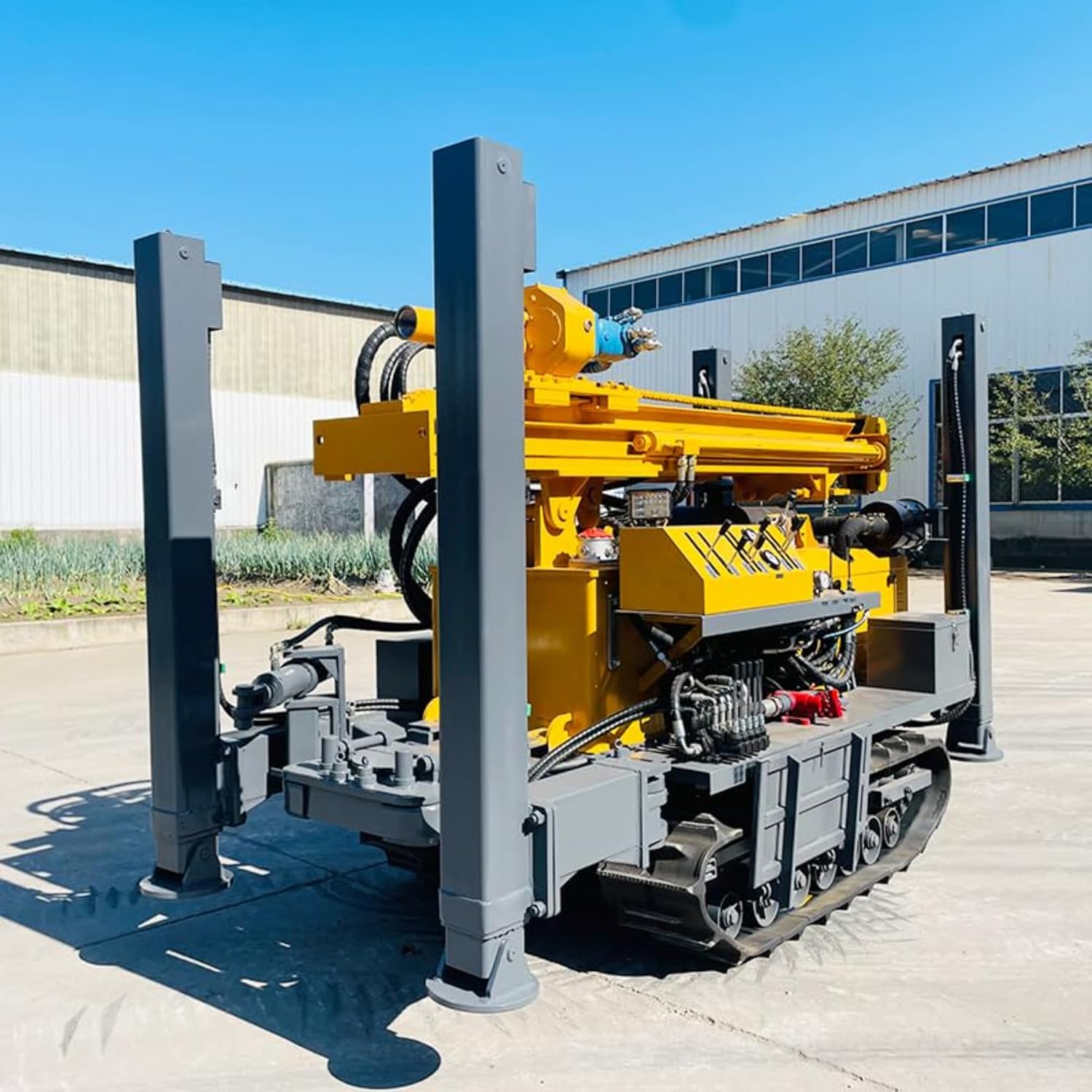 hydraulic water well drilling rig,hydraulic water well drilling rig review,best water well drilling rig,hydraulic rotary drilling equipment pros cons,should I buy a hydraulic well drilling rig,hydraulic water well drilling rig vs DTH unboxing and complete package contents