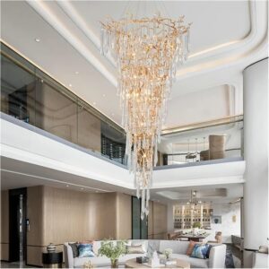 Image 1 of large crystal chandelier review