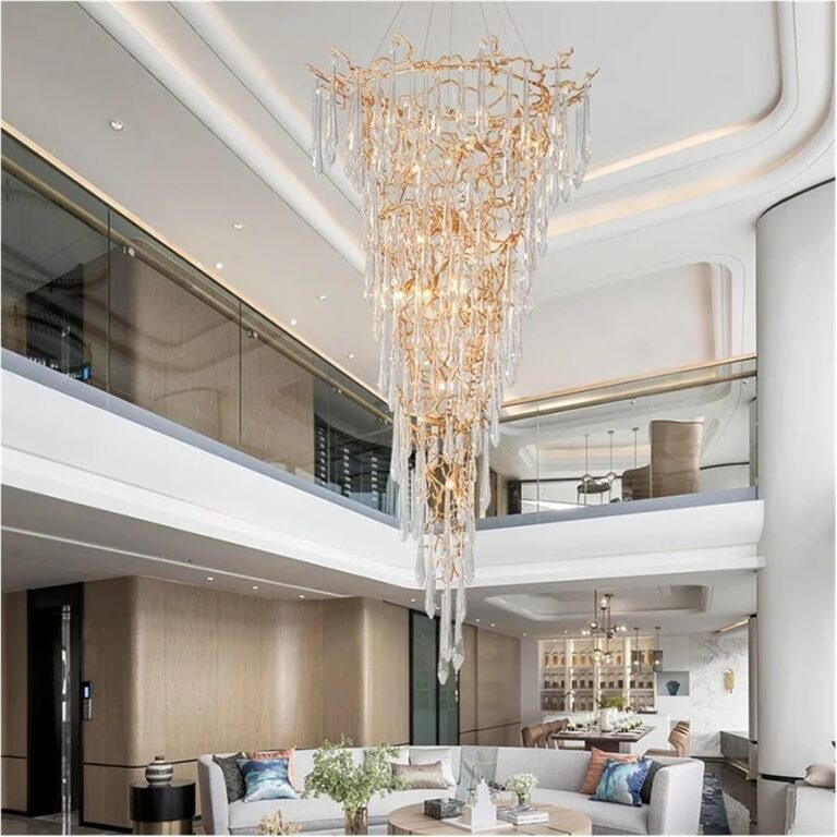 Image 1 of large crystal chandelier review