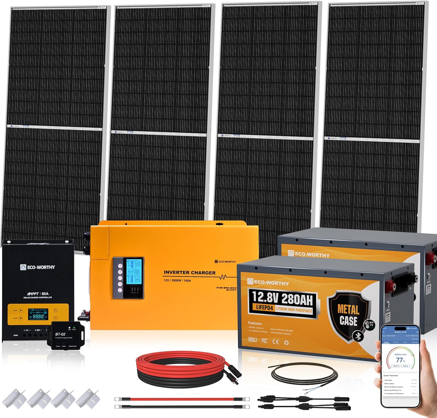 ECO-WORTHY 800W solar kit review,ECO-WORTHY solar kit review and rating,ECO-WORTHY 800W system review pros cons,ECO-WORTHY 800W solar kit honest review,ECO-WORTHY 800W solar kit review verdict - detailed features and technical specifications