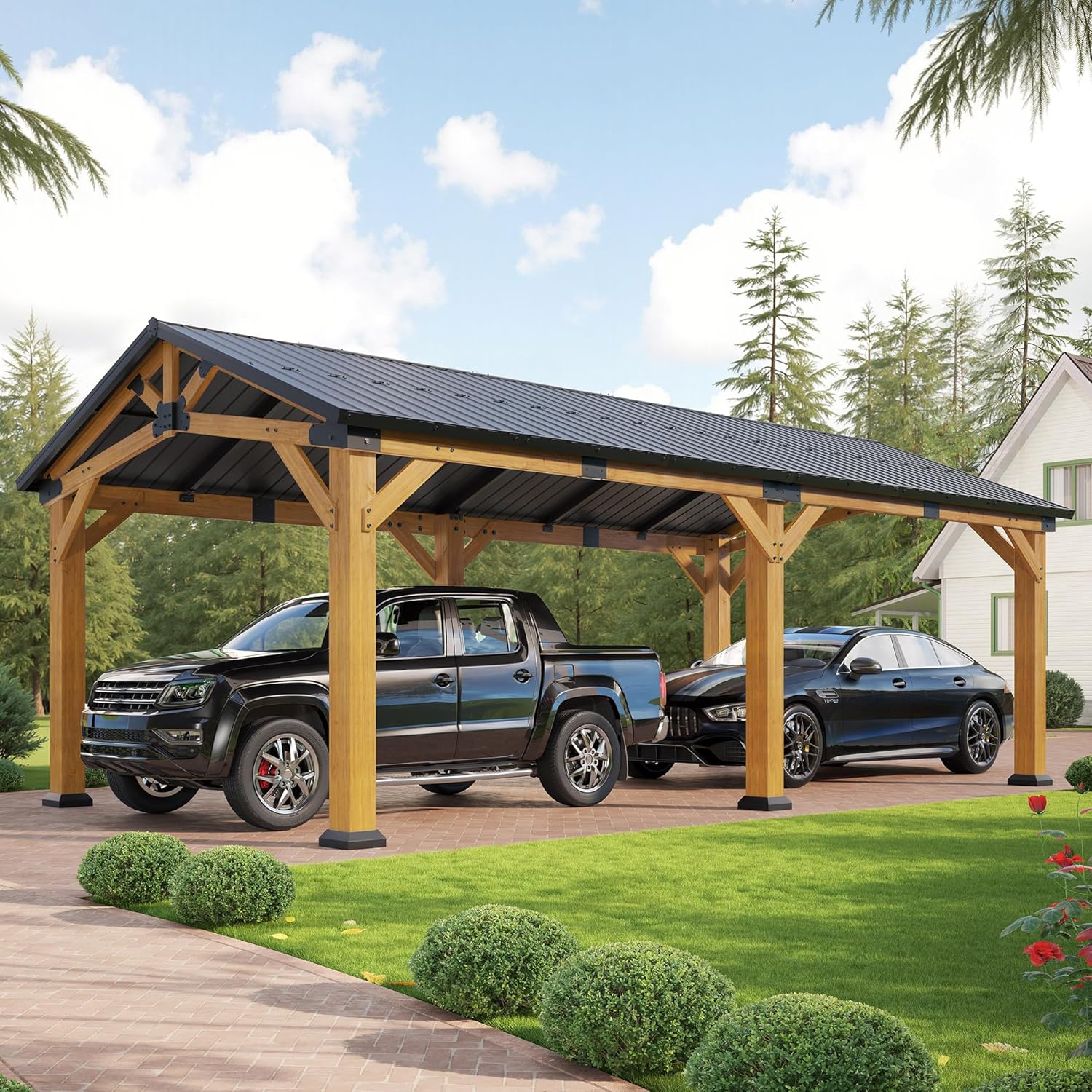 Jocisland 12x24 carport review,Jocisland wooden carport review and rating,Jocisland 12x24 carport review pros cons,Jocisland hardtop carport review honest opinion,Jocisland carport review verdict,is Jocisland carport worth buying - detailed features and technical specifications