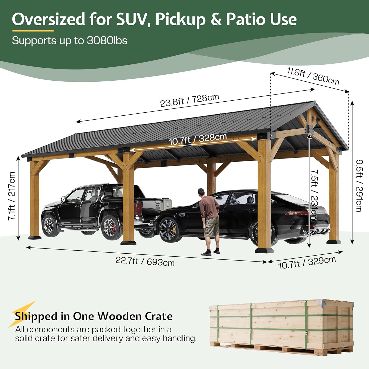 Jocisland 12x24 carport review,Jocisland wooden carport review and rating,Jocisland 12x24 carport review pros cons,Jocisland hardtop carport review honest opinion,Jocisland carport review verdict,is Jocisland carport worth buying unboxing and complete package contents