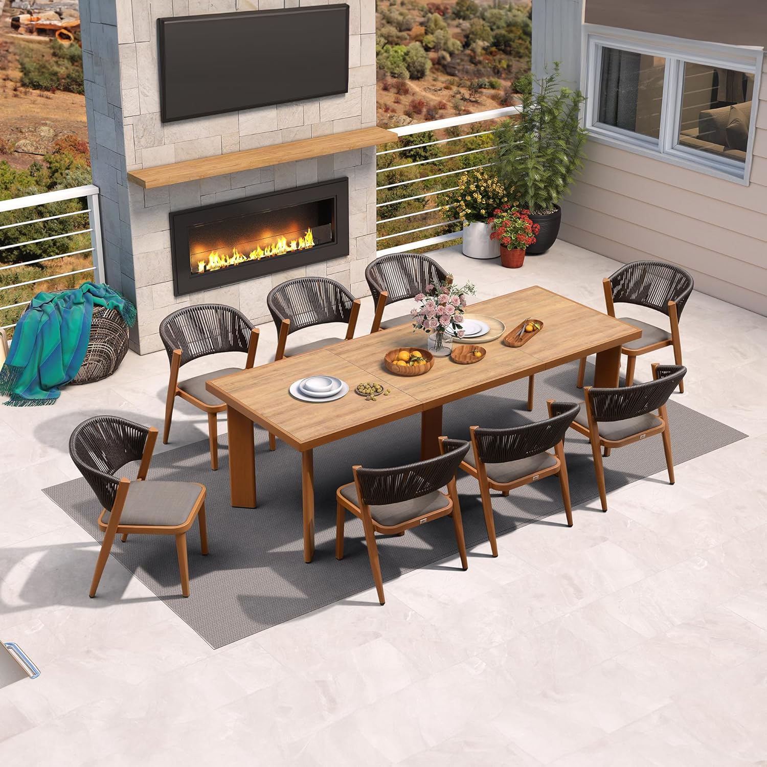 PURPLE LEAF 8-Piece Patio Dining Set review,PURPLE LEAF 8-Piece Patio Dining Set review and rating,is PURPLE LEAF patio dining set worth buying,PURPLE LEAF 8-Piece Patio Dining Set review pros cons,PURPLE LEAF patio set review honest opinion,PURPLE LEAF 8-piece dining set review verdict - detailed features and technical specifications