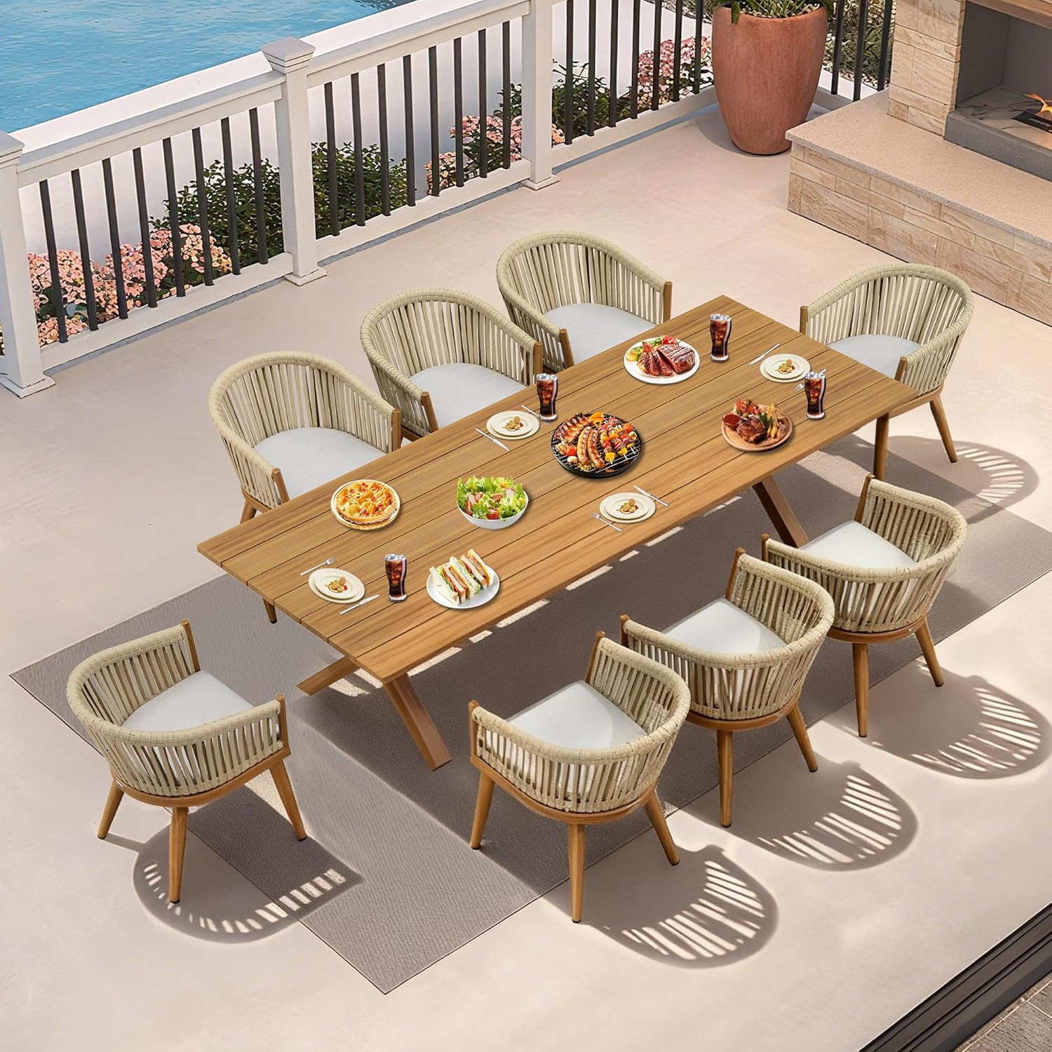 PURPLE LEAF patio dining set review,PURPLE LEAF dining set review and rating,is PURPLE LEAF outdoor dining set worth buying,PURPLE LEAF 9 piece set review pros cons,PURPLE LEAF wicker chairs review honest opinion,PURPLE LEAF outdoor furniture review verdict - detailed features and technical specifications