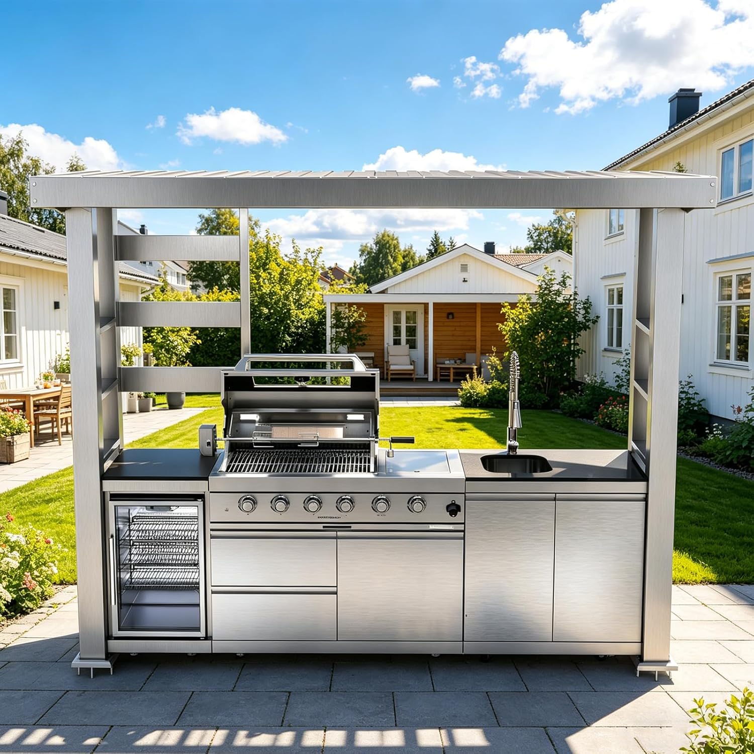 best outdoor kitchen island with grill,should I buy an outdoor kitchen island,outdoor kitchen island vs built-in grill,outdoor kitchen island pros cons,outdoor kitchen island worth buying,best propane grill island - detailed features and technical specifications