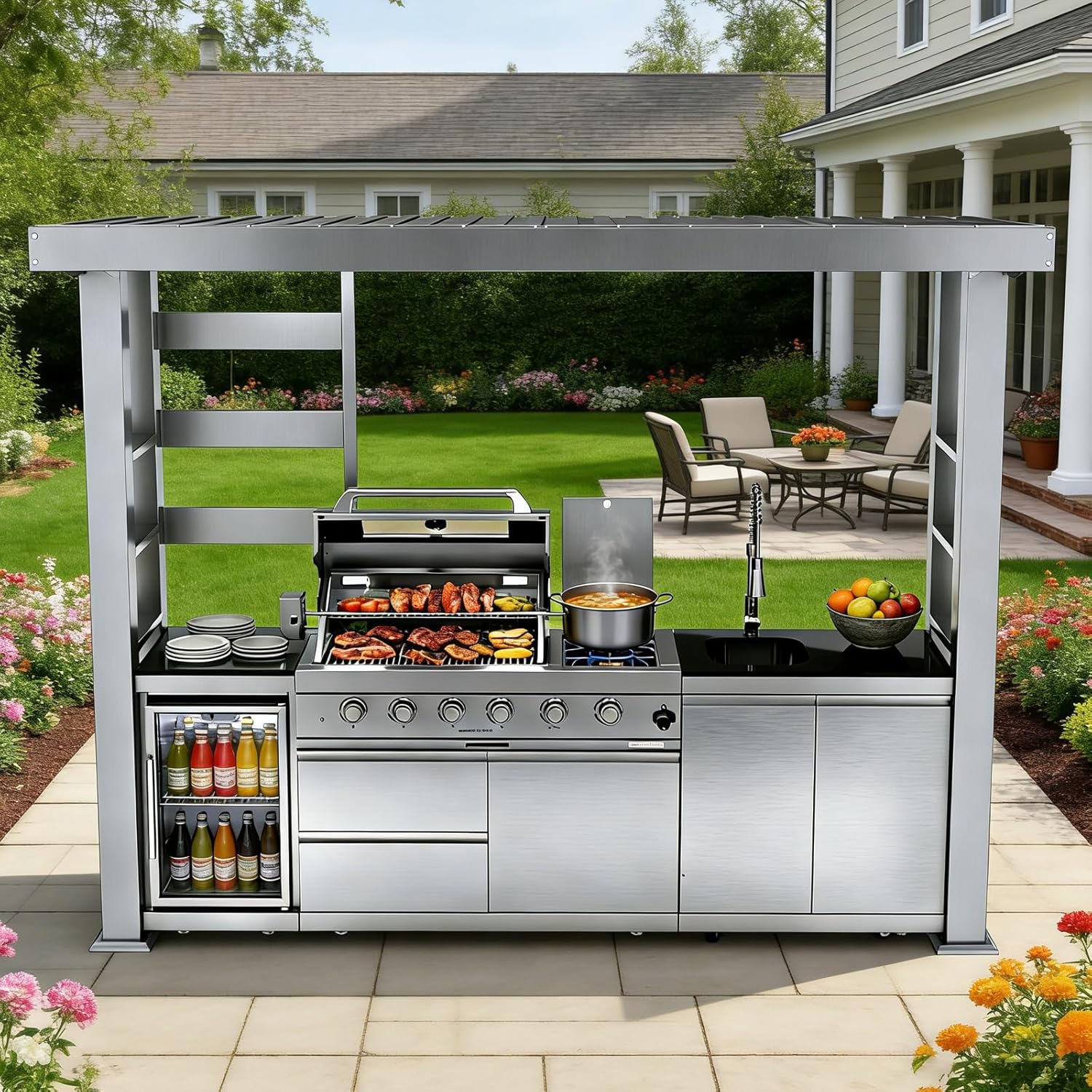 Step-by-step guide for best outdoor kitchen island with grill,should I buy an outdoor kitchen island,outdoor kitchen island vs built-in grill,outdoor kitchen island pros cons,outdoor kitchen island worth buying,best propane grill island - complete tutorial
