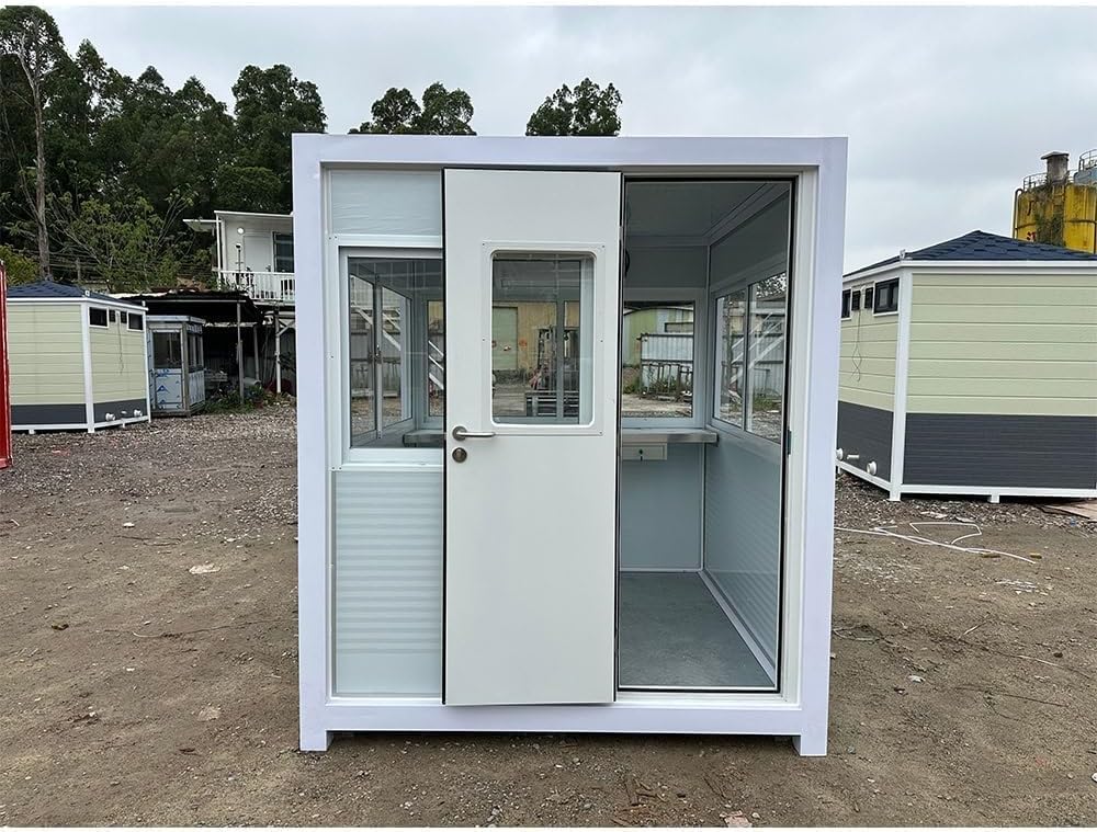 buy guard booth with ac and heating,portable security booth for sale,guard shack with climate control pros cons,should I buy a guardhouse with ac,best outdoor security booth with heating,guard shack vs portable office unboxing and complete package contents