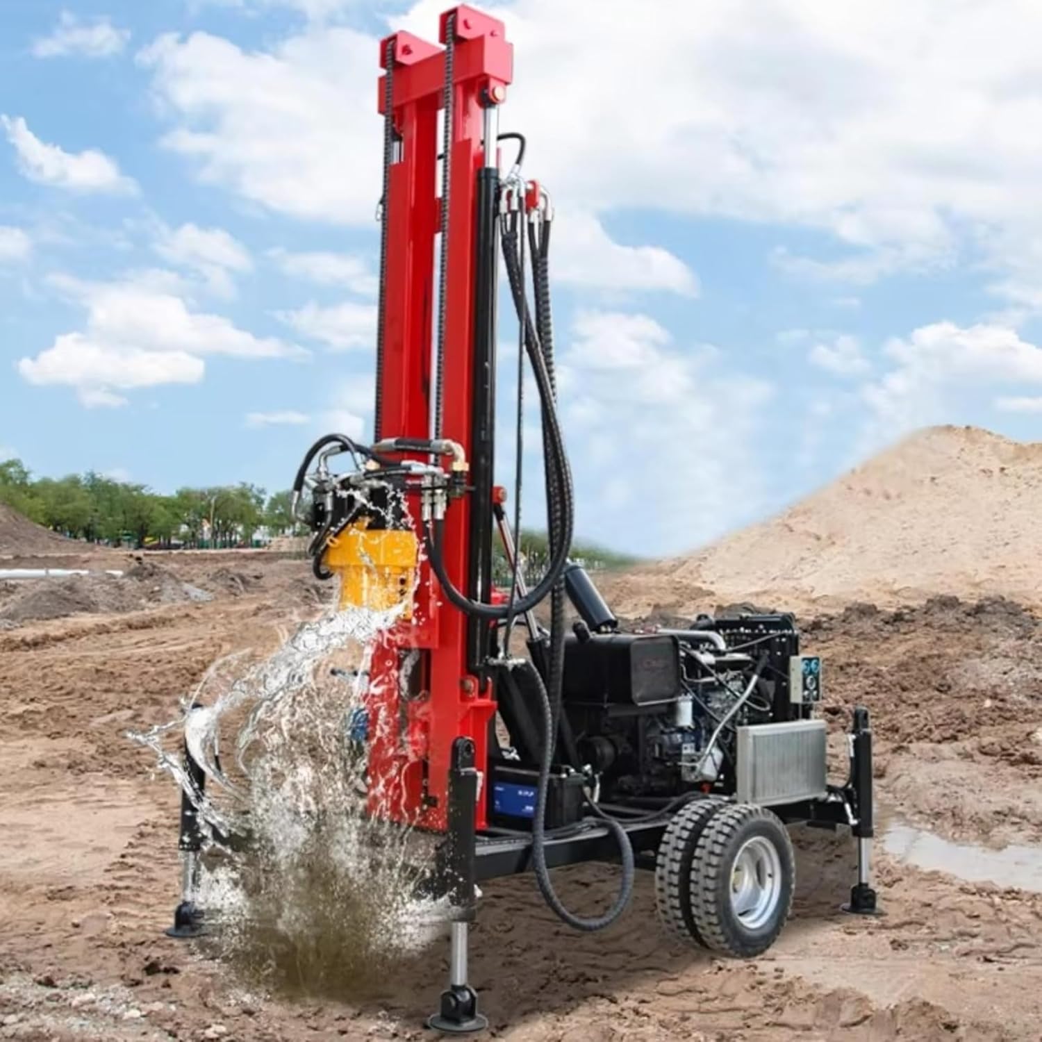 hydraulic water well drilling rig,best hydraulic well drilling rig,water well drilling rig pros cons,compact borehole drilling machine,should I buy a hydraulic drilling rig,hydraulic well rig vs alternatives - detailed features and technical specifications