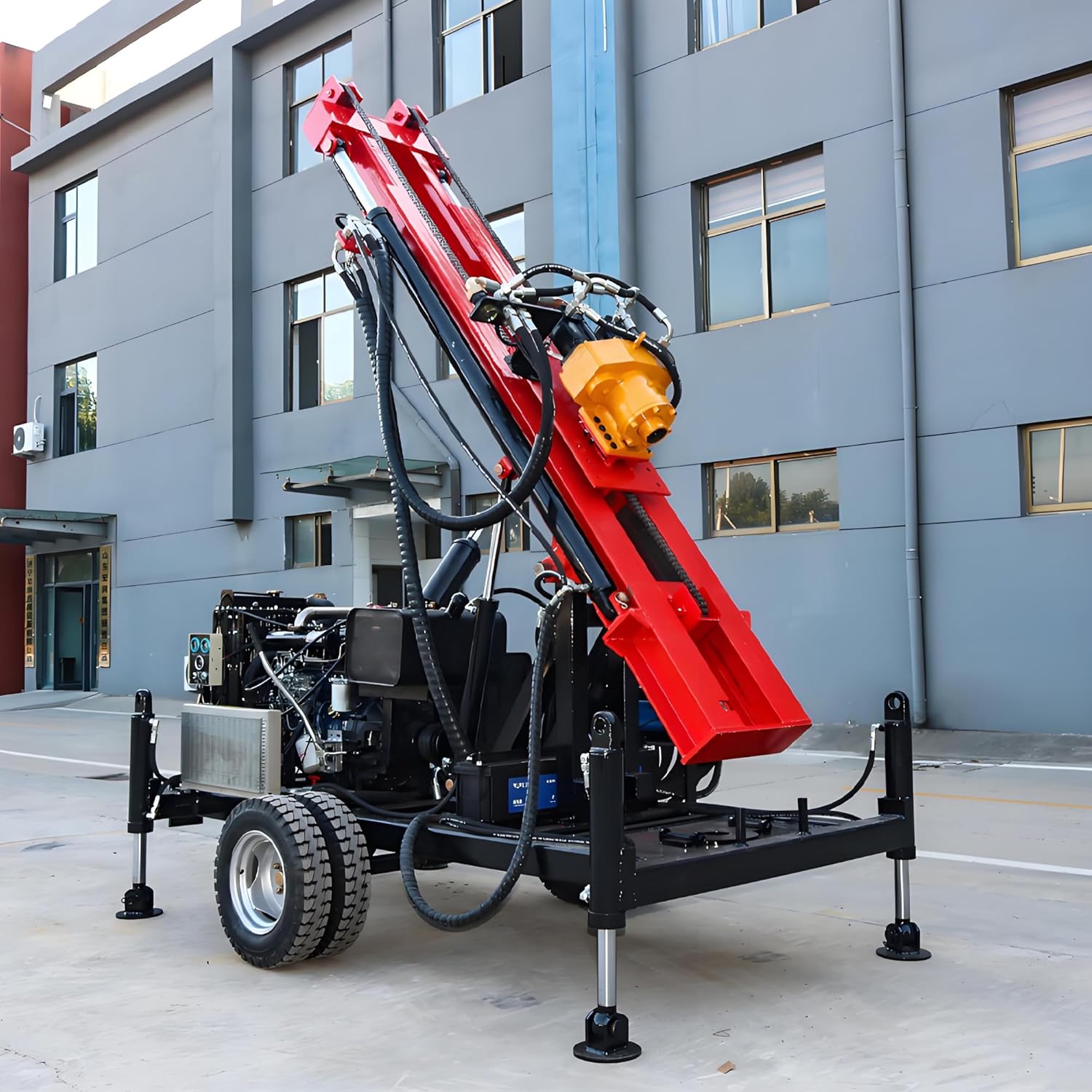 hydraulic water well drilling rig,best hydraulic well drilling rig,water well drilling rig pros cons,compact borehole drilling machine,should I buy a hydraulic drilling rig,hydraulic well rig vs alternatives unboxing and complete package contents