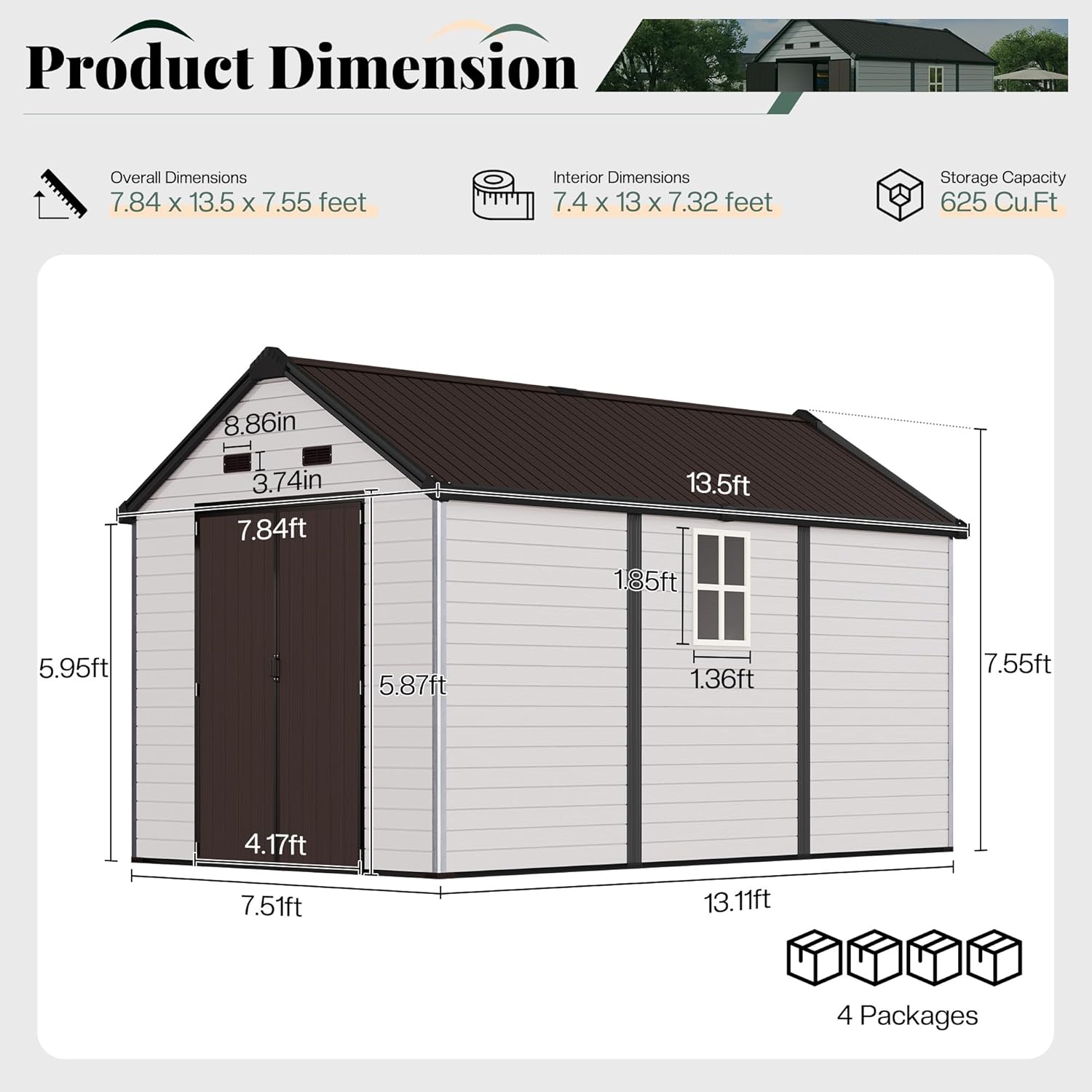 jocisland 8x13.5x7.5 ft resin storage shed review,jocisland resin storage shed review and rating,is jocisland storage shed worth buying,jocisland outdoor shed review pros cons,jocisland 8x13.5 ft shed review honest opinion,jocisland resin shed review verdict unboxing and complete package contents