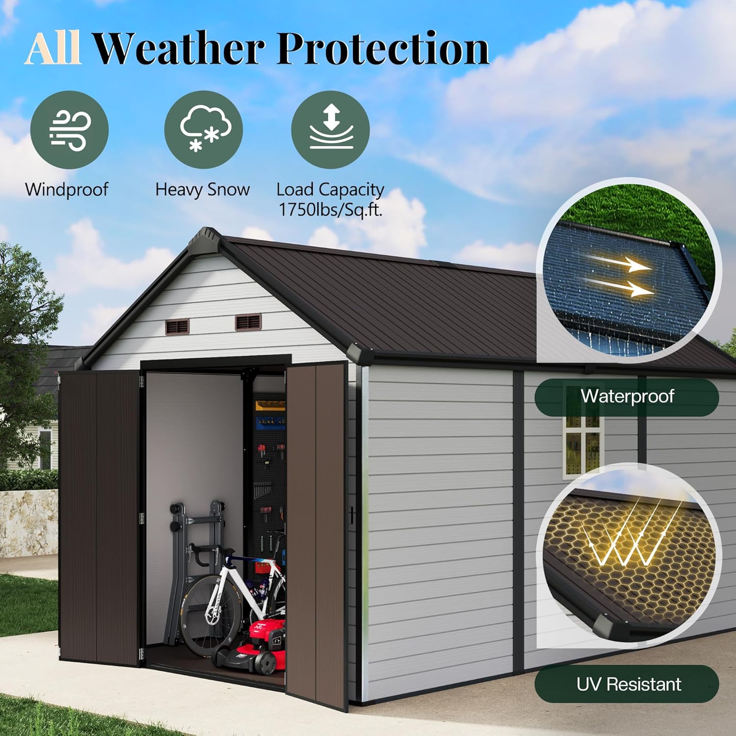 jocisland 8x13.5x7.5 ft resin storage shed review,jocisland resin storage shed review and rating,is jocisland storage shed worth buying,jocisland outdoor shed review pros cons,jocisland 8x13.5 ft shed review honest opinion,jocisland resin shed review verdict performance testing and real-world results