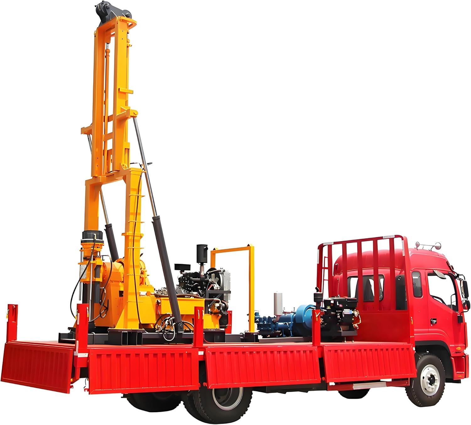 truck mounted water well drilling rig,best water well drilling rig,truck mounted borehole drilling machine,water well drilling rig for sale,mobile water well drilling equipment,should I buy truck mounted drilling rig - detailed features and technical specifications