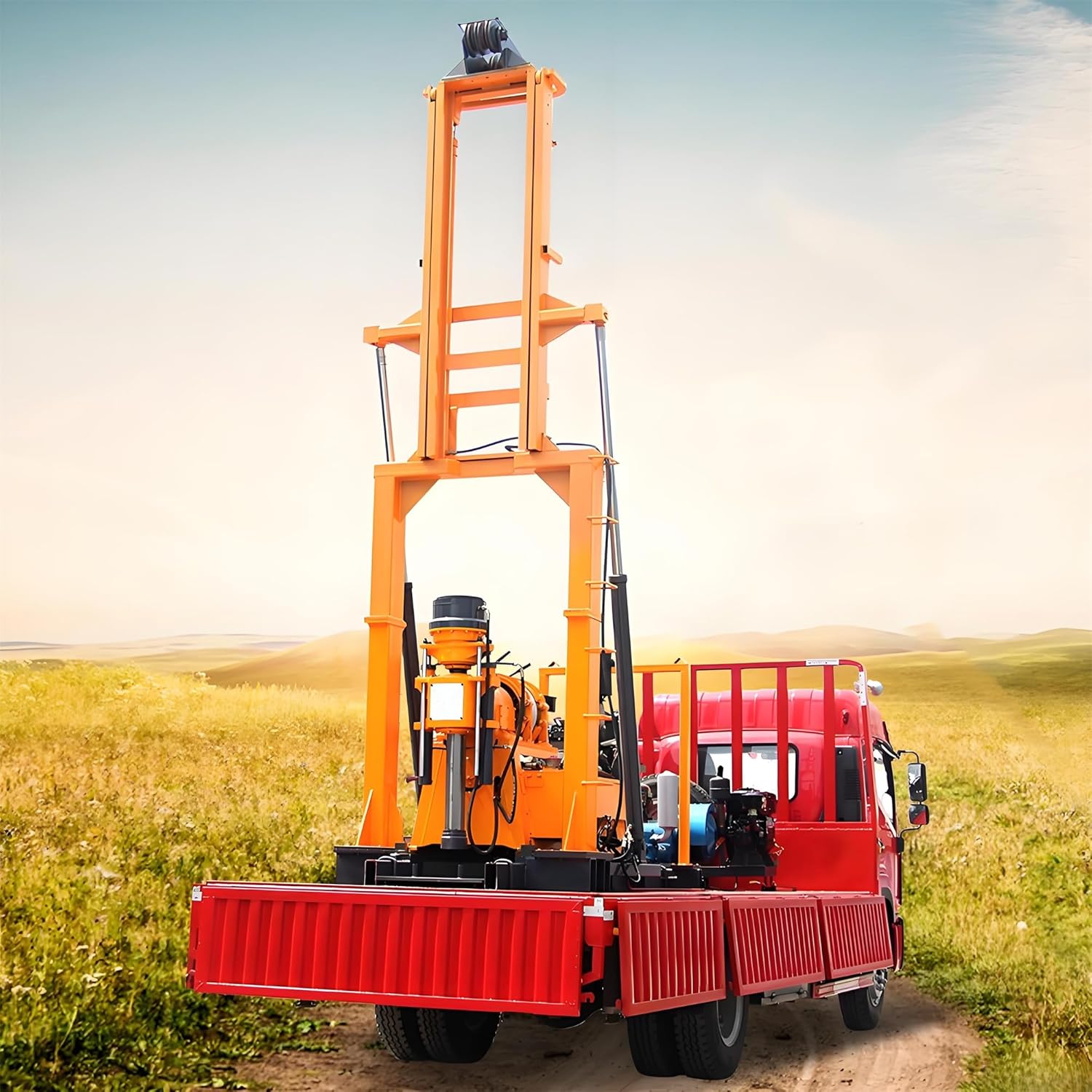 truck mounted water well drilling rig,best water well drilling rig,truck mounted borehole drilling machine,water well drilling rig for sale,mobile water well drilling equipment,should I buy truck mounted drilling rig unboxing and complete package contents