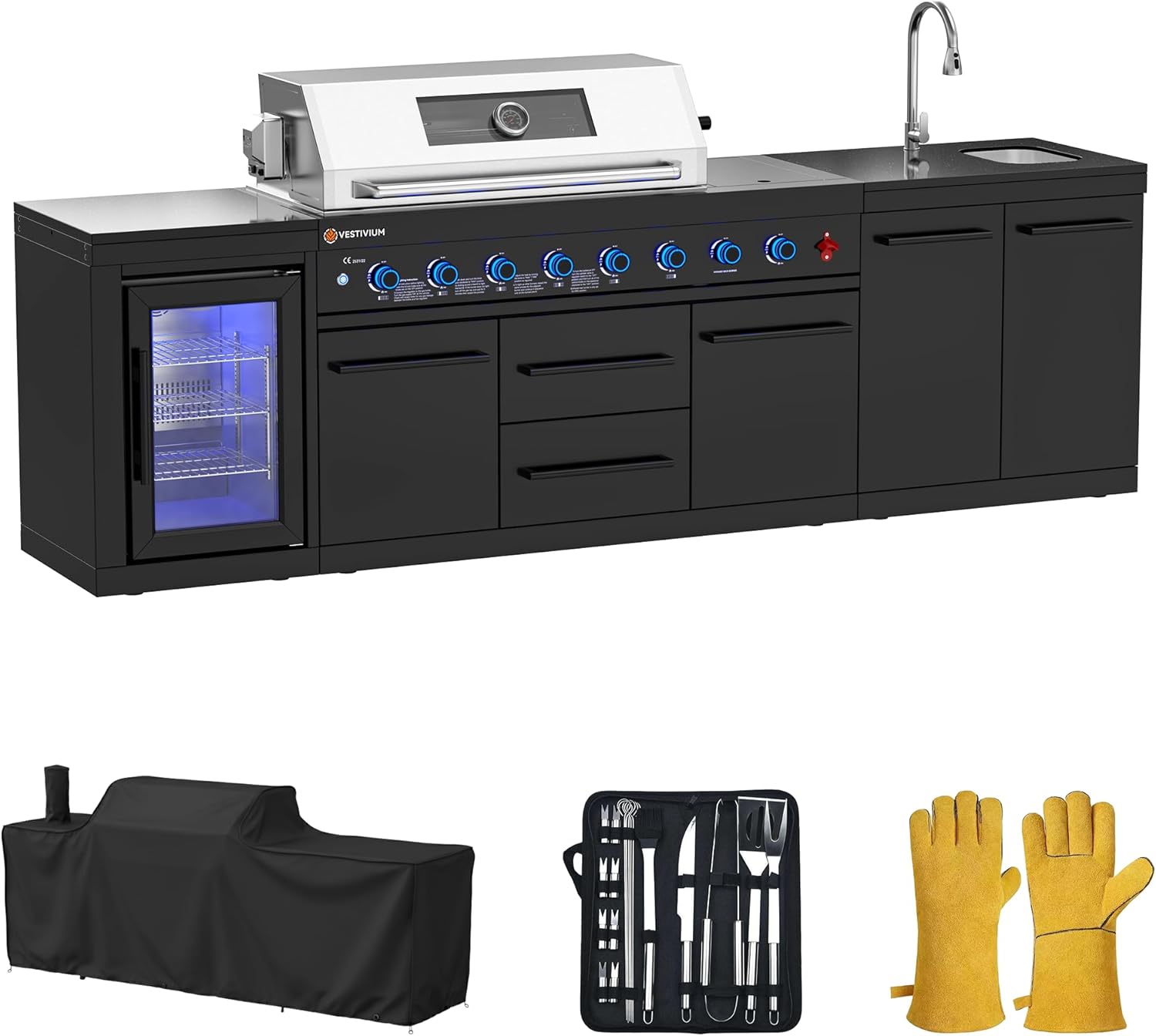 vestivium outdoor kitchen review,vestivium modular grill station,vestivium 112 outdoor kitchen worth it,vestivium outdoor kitchen pros cons,best all-in-one outdoor kitchen,vestivium vs competitors - detailed features and technical specifications